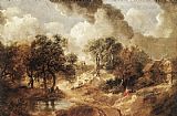 Thomas Gainsborough Landscape in Suffolk painting